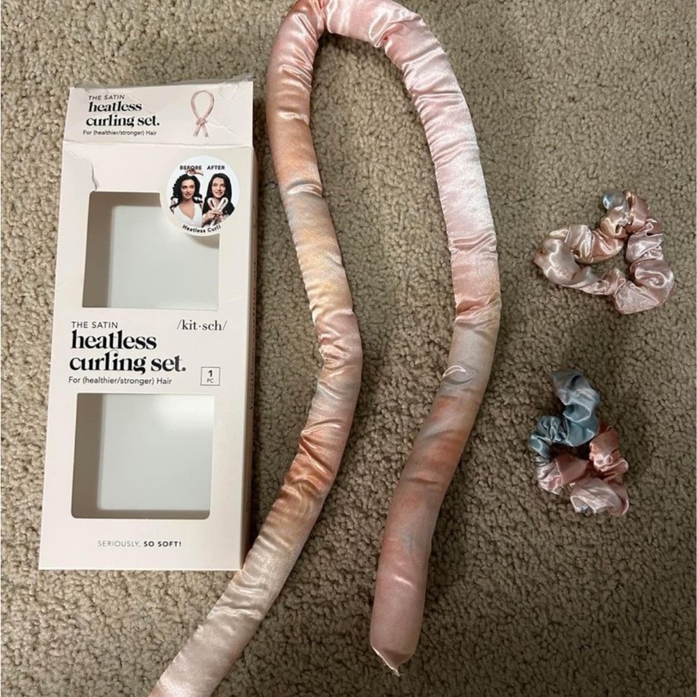 Kitsch Satin Heatless Curling Set